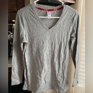 Arctic Trail Gray Long Sleeve Top